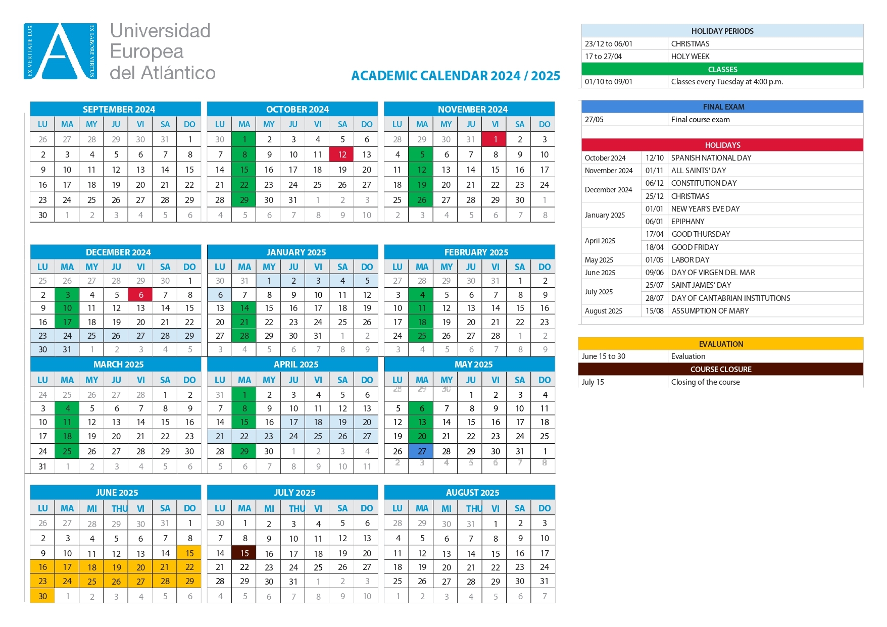 calendario